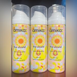 New! Amika the shield anti humidity spray set of 3 1oz sprays